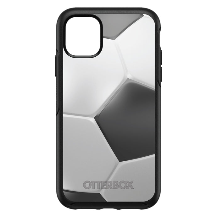 DistinctInk™ OtterBox Symmetry Series Case for Apple iPhone / Samsung Galaxy / Google Pixel - Soccer Ball 3D