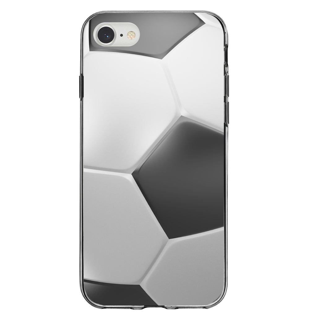 Soccer Ball 3D Clear Shockproof iPhone Case, view 5