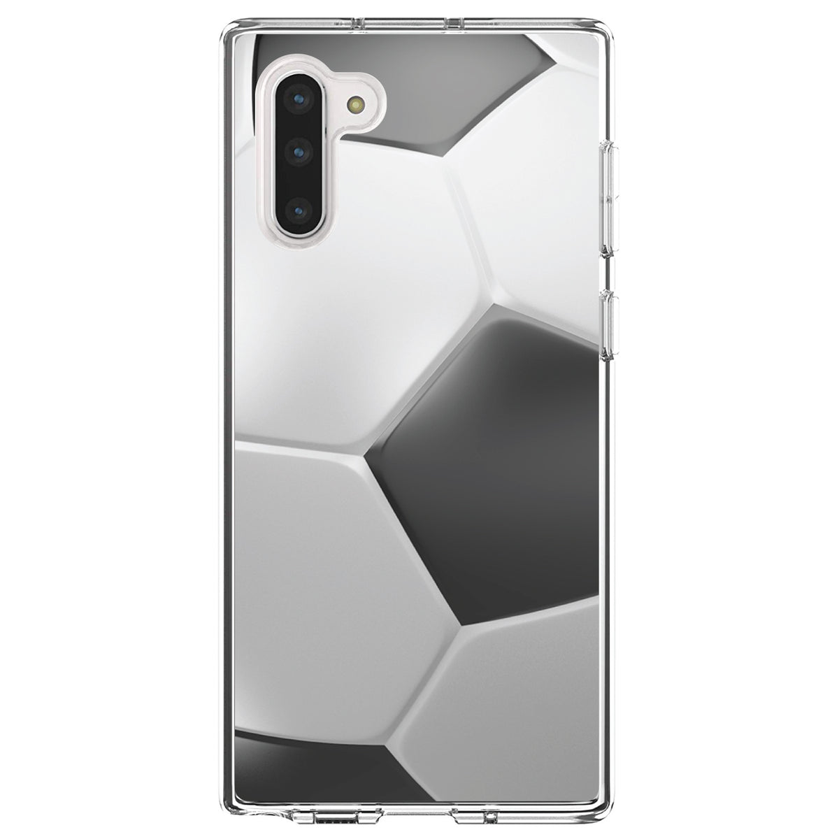 Soccer Ball 3D Clear Shockproof iPhone Case, view 9