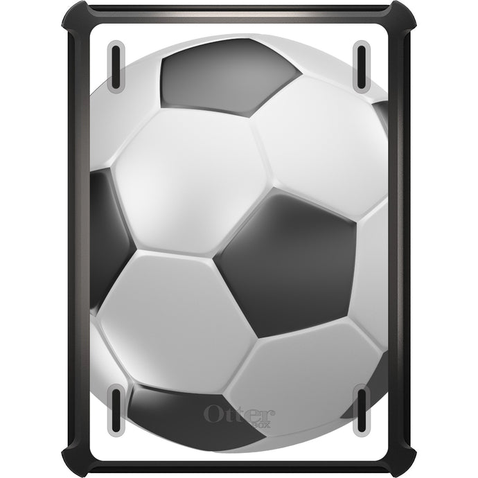 DistinctInk™ OtterBox Defender Series Case for Apple iPad / iPad Pro / iPad Air / iPad Mini - Soccer Ball 3D