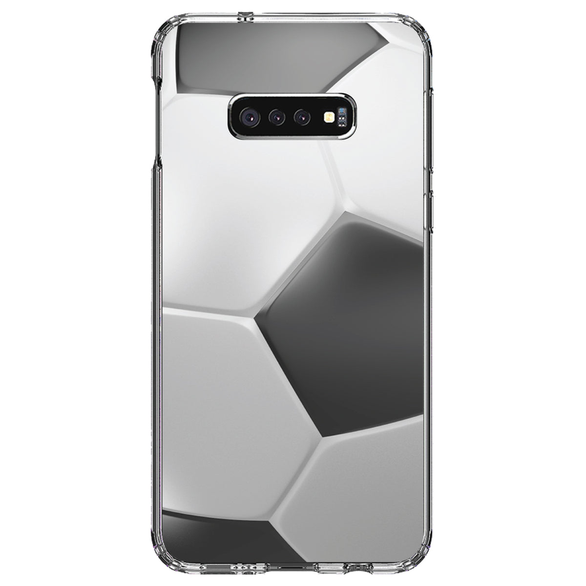 Soccer Ball 3D Clear Shockproof iPhone Case, view 18