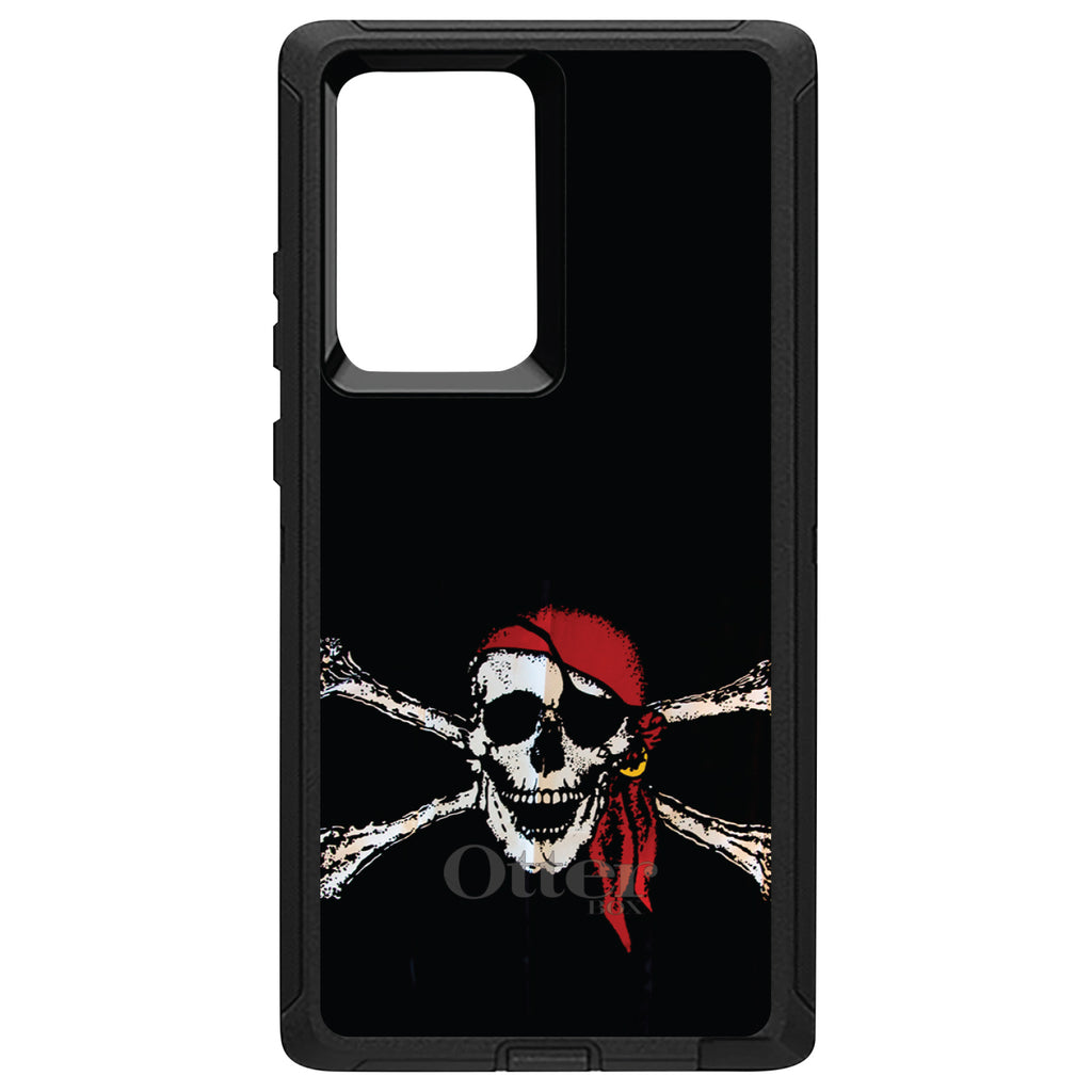 Black Red Pirate Flag OtterBox Defender Case for iPhone & Galaxy, view 13