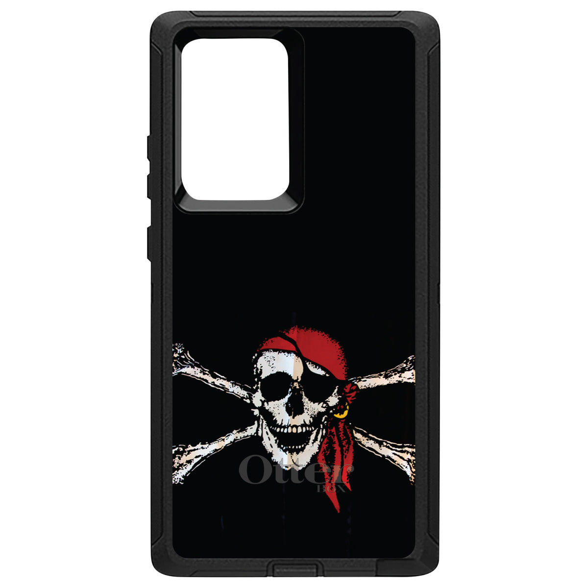 Black Red Pirate Flag OtterBox Defender Case for iPhone & Galaxy, view 13