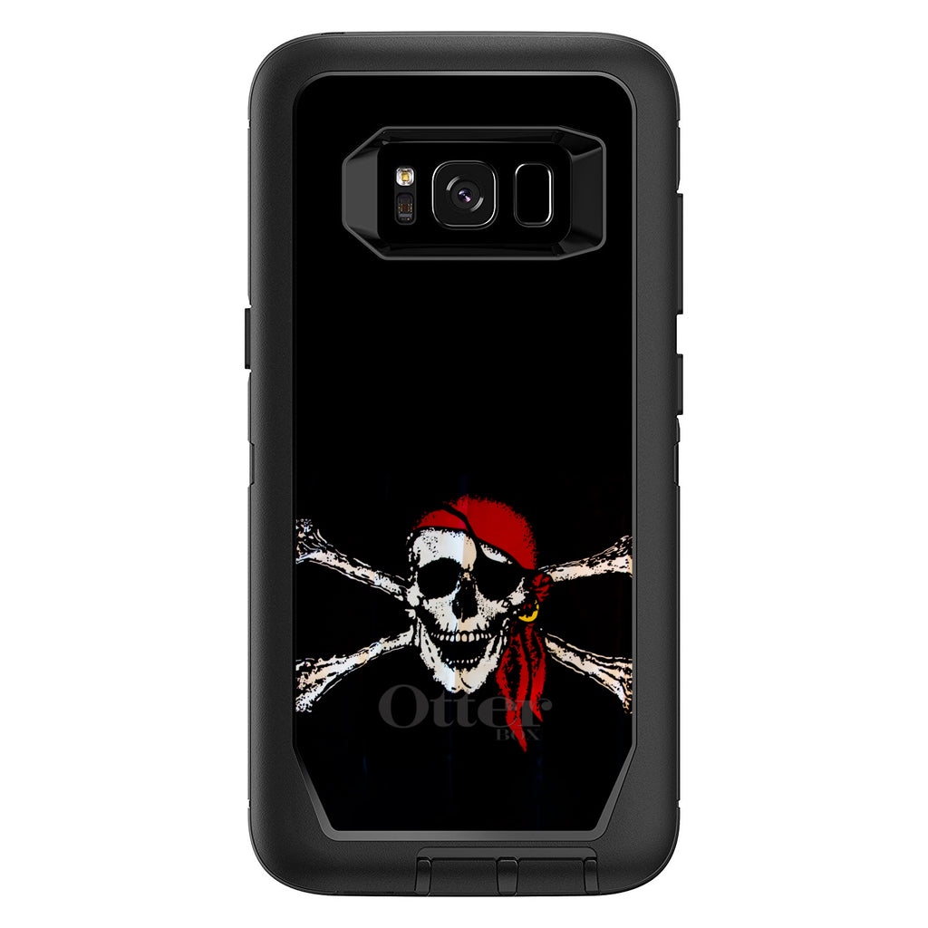 Black Red Pirate Flag OtterBox Defender Case for iPhone & Galaxy, view 12