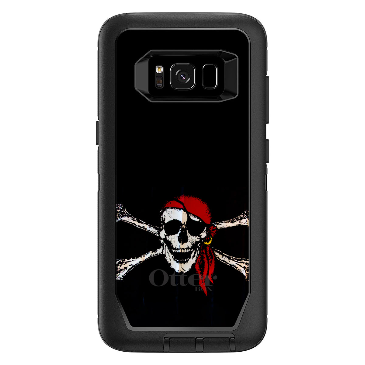 Black Red Pirate Flag OtterBox Defender Case for iPhone & Galaxy, view 12