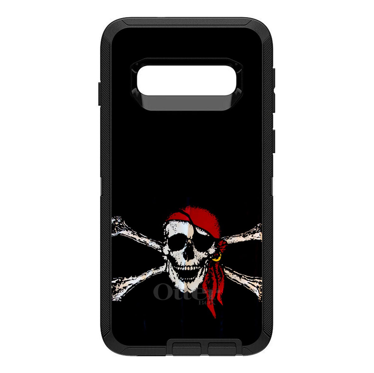 Black Red Pirate Flag OtterBox Defender Case for iPhone & Galaxy, view 9