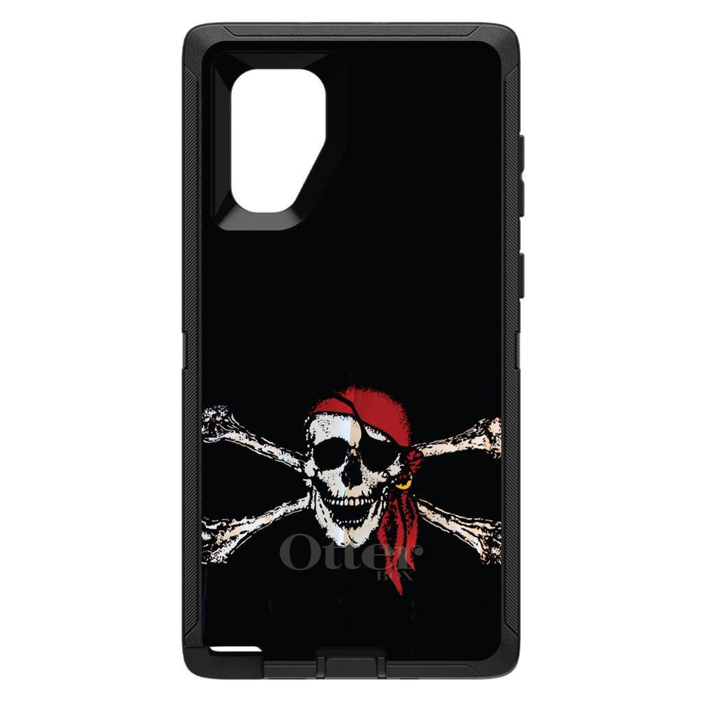 Black Red Pirate Flag OtterBox Defender Case for iPhone & Galaxy, view 14