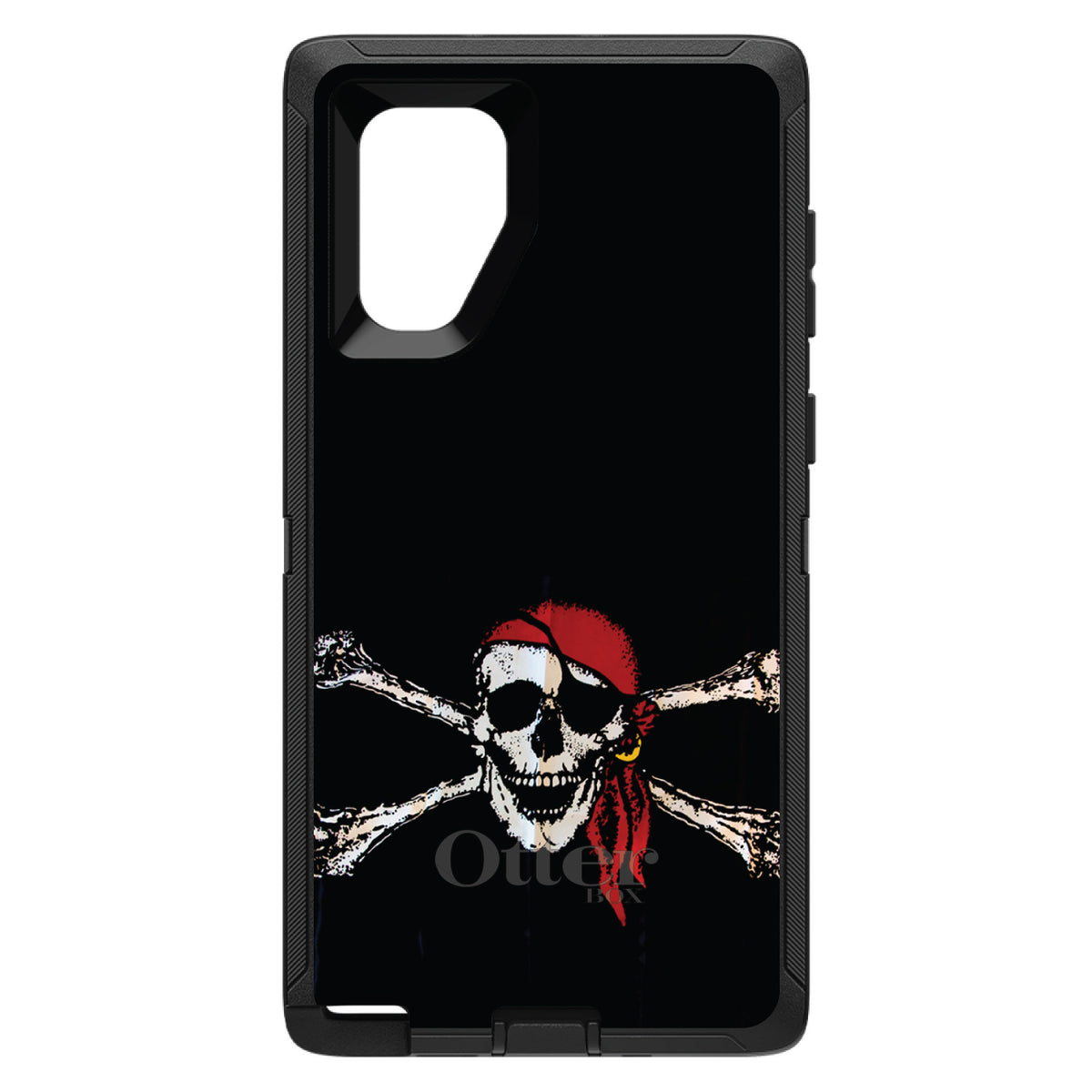 Black Red Pirate Flag OtterBox Defender Case for iPhone & Galaxy, view 14