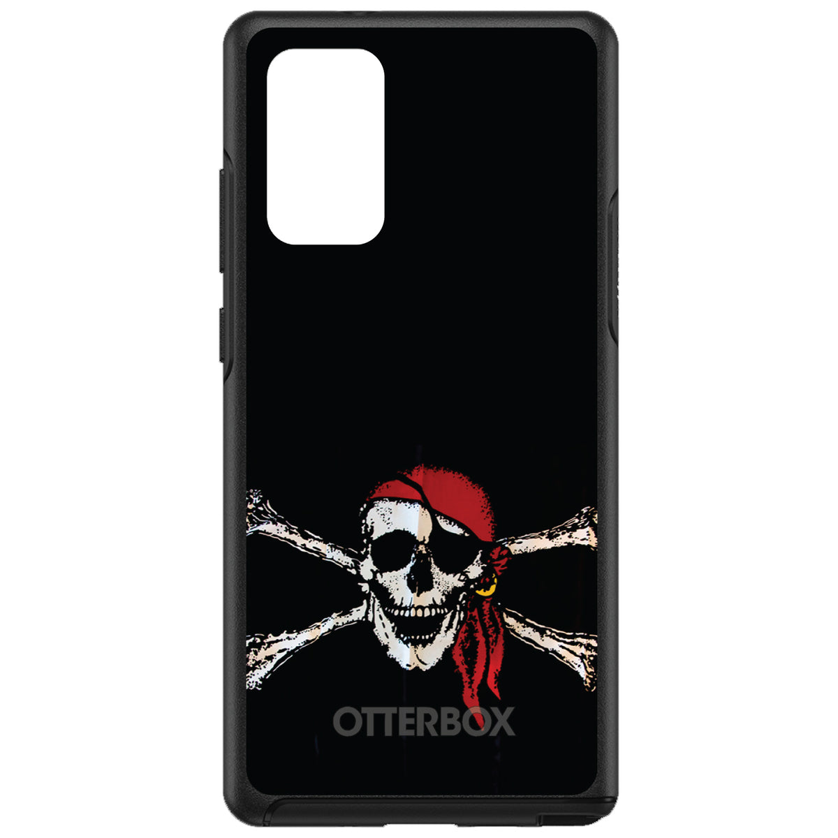 Black Red Pirate Flag OtterBox Symmetry Case for iPhone & Galaxy, view 10