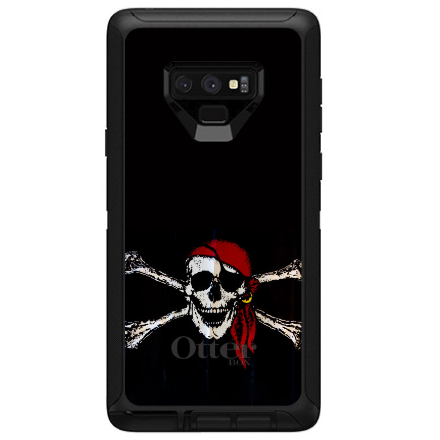 Black Red Pirate Flag OtterBox Defender Case for iPhone & Galaxy, view 16