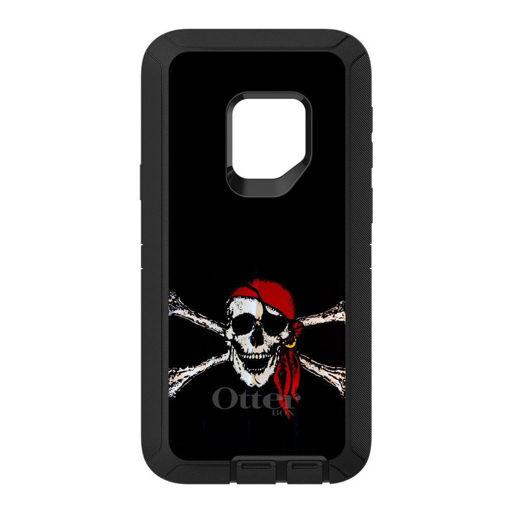 Black Red Pirate Flag OtterBox Defender Case for iPhone & Galaxy, view 11