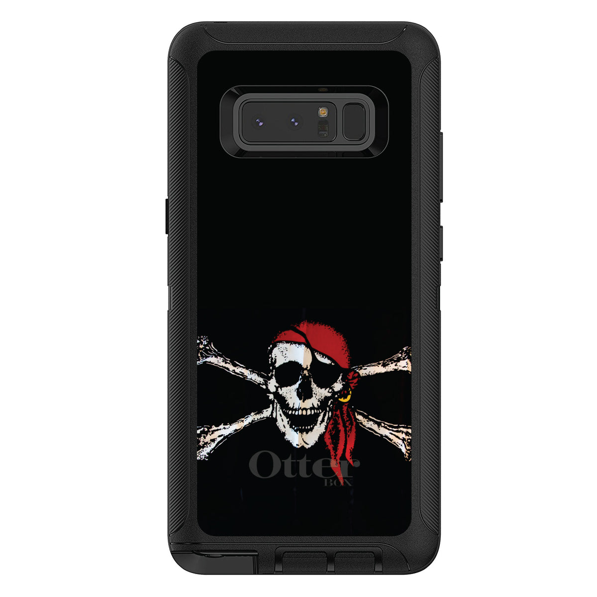 Black Red Pirate Flag OtterBox Defender Case for iPhone & Galaxy, view 17