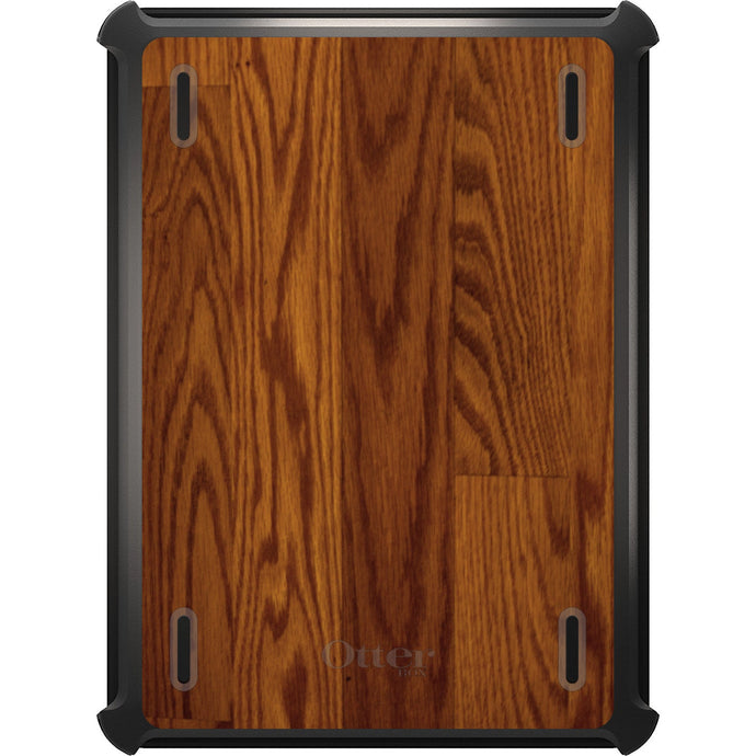 DistinctInk™ OtterBox Defender Series Case for Apple iPad / iPad Pro / iPad Air / iPad Mini - Dark Wood Floor Print