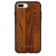 DistinctInk™ OtterBox Symmetry Series Case for Apple iPhone / Samsung Galaxy / Google Pixel - Dark Wood Floor Print