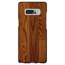 DistinctInk® Hard Plastic Snap-On Case for Apple iPhone or Samsung Galaxy - Dark Wood Floor Print