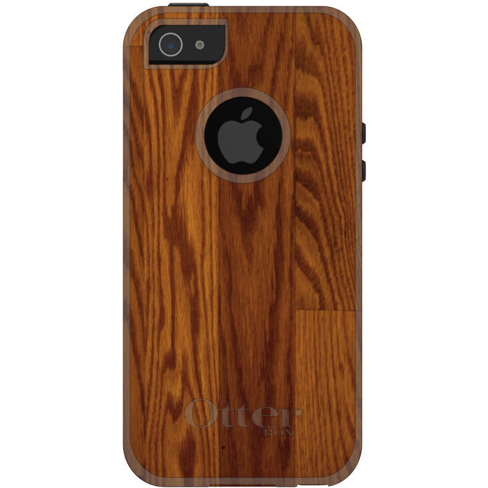 Dark Wood Floor Print OtterBox Commuter Case for iPhone & Galaxy, view 5