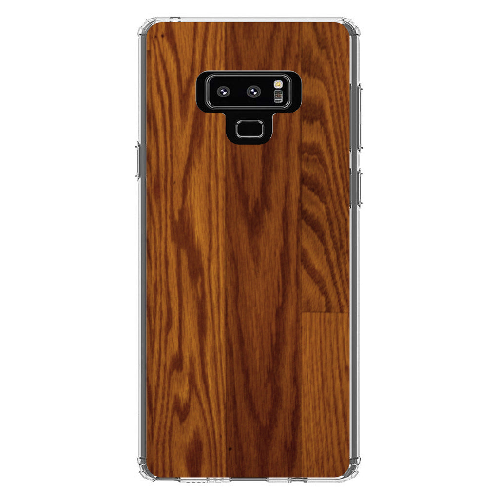 Dark Wood Floor Print Clear Shockproof iPhone Case, view 11