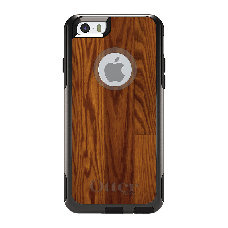 Dark Wood Floor Print OtterBox Commuter Case for iPhone & Galaxy, view 4