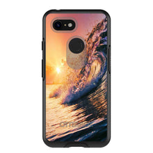 DistinctInk™ OtterBox Symmetry Series Case for Apple iPhone / Samsung Galaxy / Google Pixel - Ocean Wave Sunset