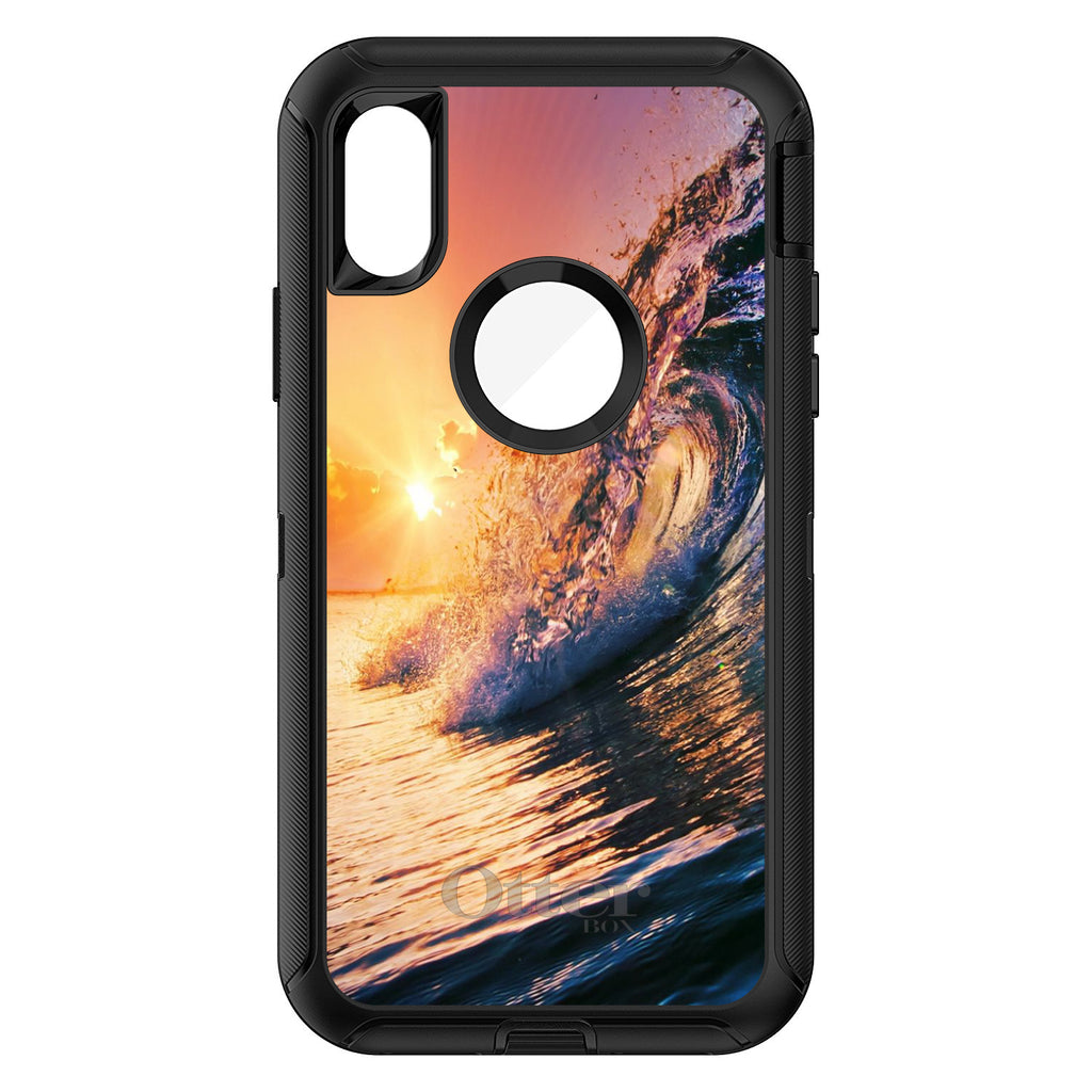 Ocean Wave Sunset OtterBox Defender Case for iPhone & Galaxy, view 3