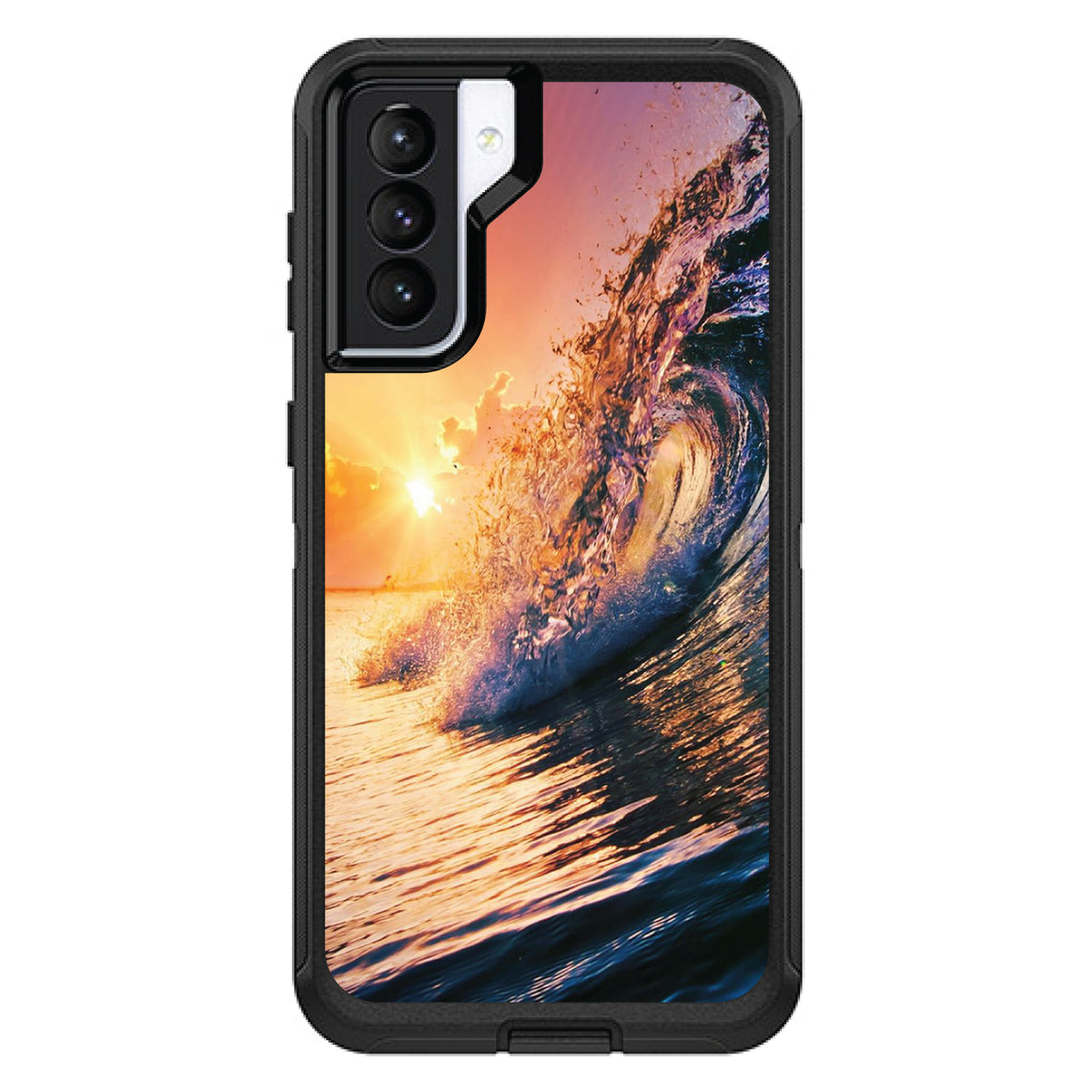 Ocean Wave Sunset OtterBox Defender Case for iPhone & Galaxy, view 6