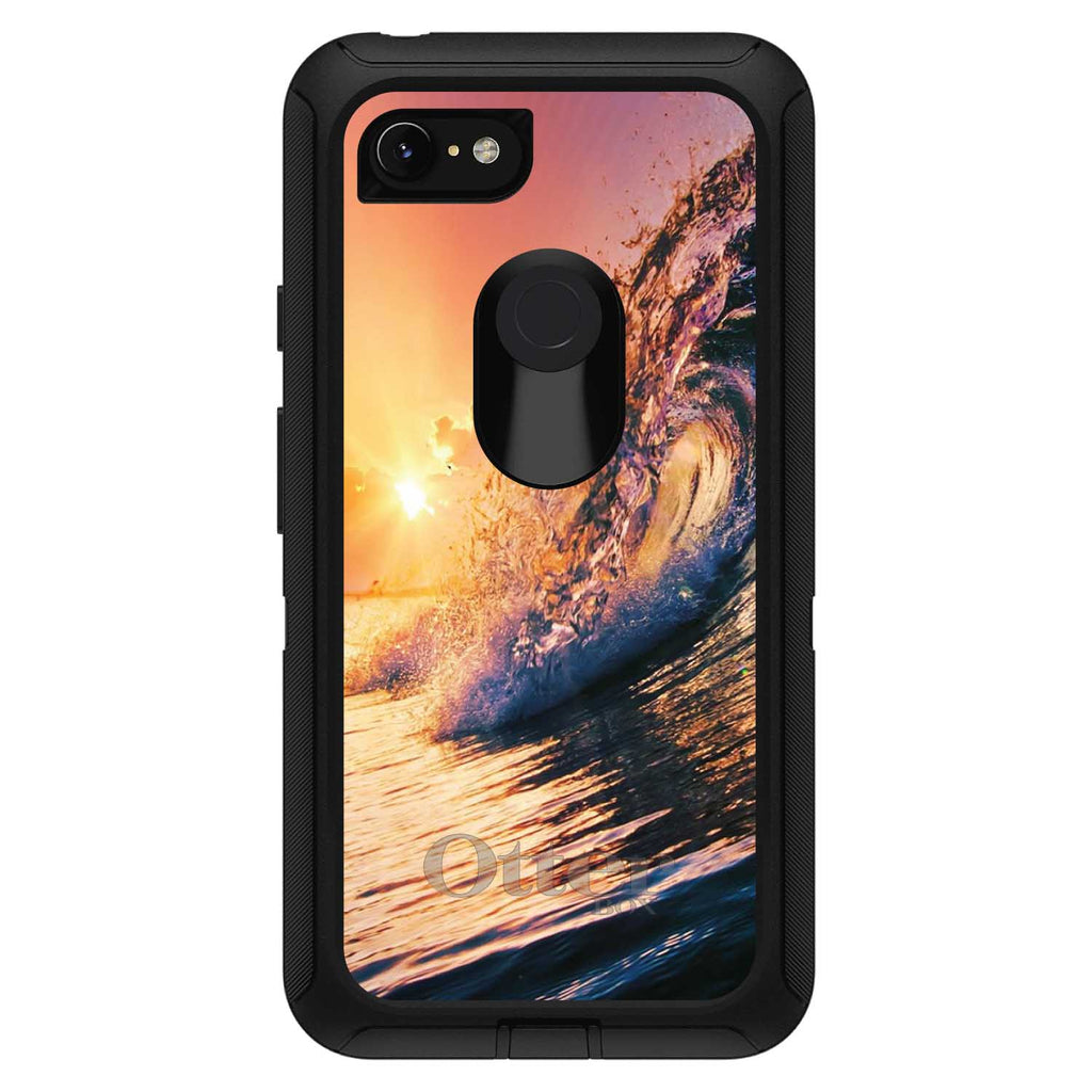 Ocean Wave Sunset OtterBox Defender Case for iPhone & Galaxy, view 18