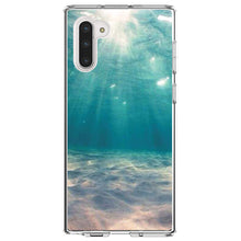 DistinctInk® Clear Shockproof Hybrid Case for Apple iPhone / Samsung Galaxy / Google Pixel - Underwater Sun Sand