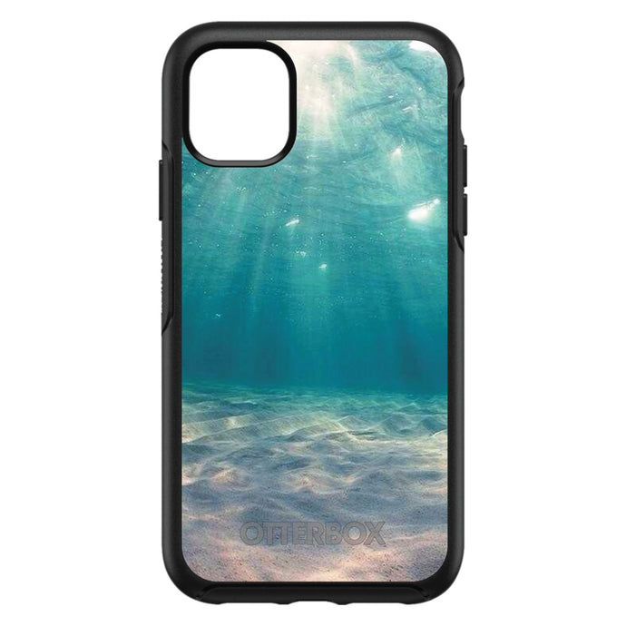 DistinctInk™ OtterBox Symmetry Series Case for Apple iPhone / Samsung Galaxy / Google Pixel - Underwater Sun Sand