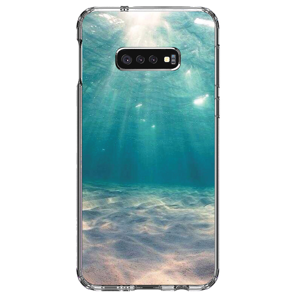 Underwater Sun Sand Clear Shockproof iPhone Case, view 18
