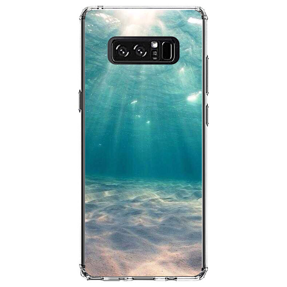 Underwater Sun Sand Clear Shockproof iPhone Case, view 12