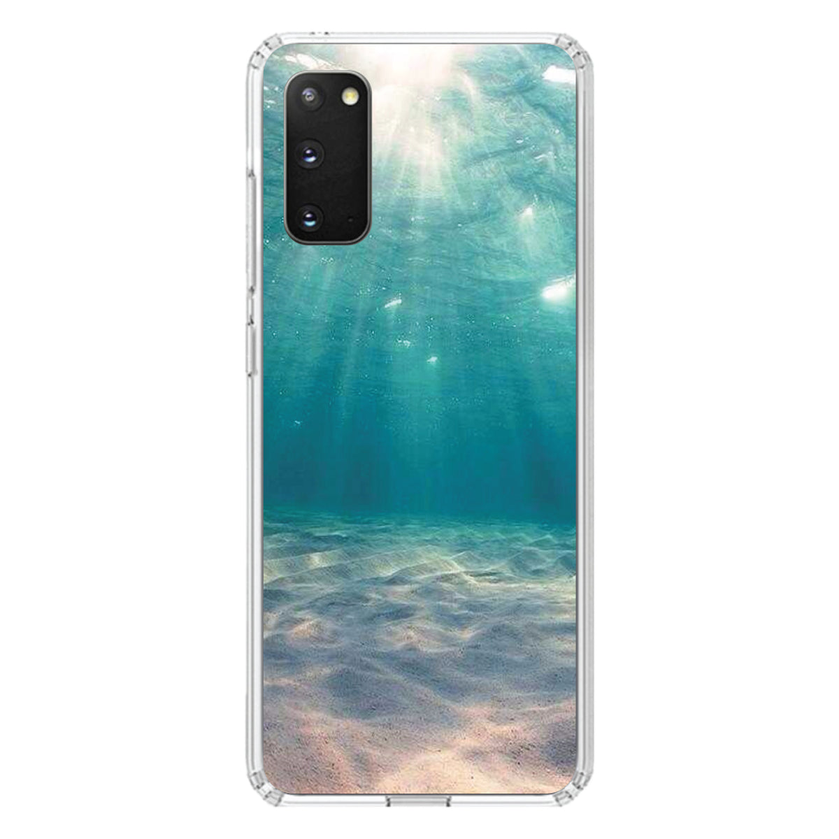 Underwater Sun Sand Clear Shockproof iPhone Case, view 15