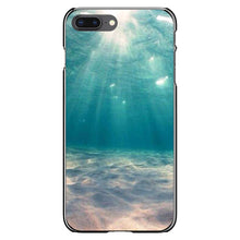 DistinctInk® Hard Plastic Snap-On Case for Apple iPhone or Samsung Galaxy - Underwater Sun Sand