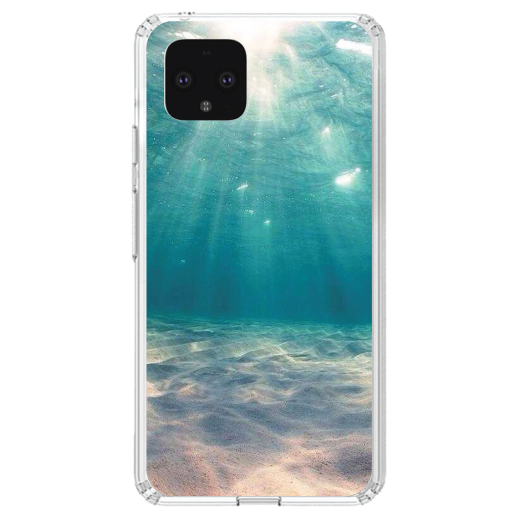 Underwater Sun Sand Clear Shockproof iPhone Case, view 24