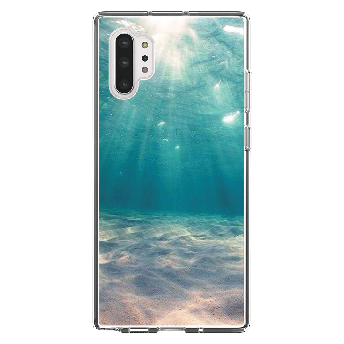 Underwater Sun Sand Clear Shockproof iPhone Case, view 10