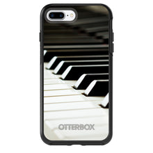 DistinctInk™ OtterBox Symmetry Series Case for Apple iPhone / Samsung Galaxy / Google Pixel - Piano Keys Keyboard