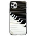 Piano Keys Keyboard Clear Shockproof iPhone Case