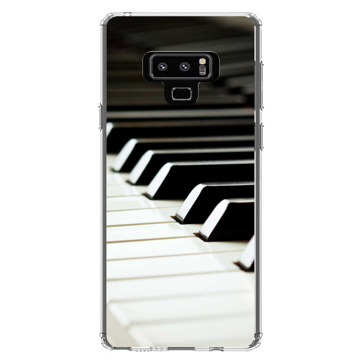 Piano Keys Keyboard Clear Shockproof iPhone Case, view 11