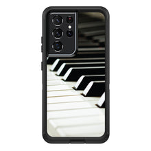 DistinctInk™ OtterBox Defender Series Case for Apple iPhone / Samsung Galaxy / Google Pixel - Piano Keys Keyboard