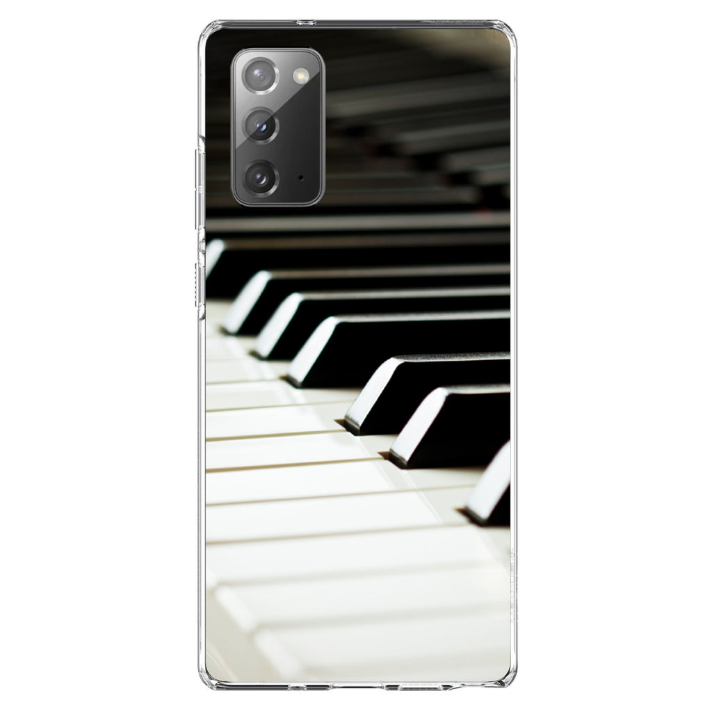Piano Keys Keyboard Clear Shockproof iPhone Case, view 8