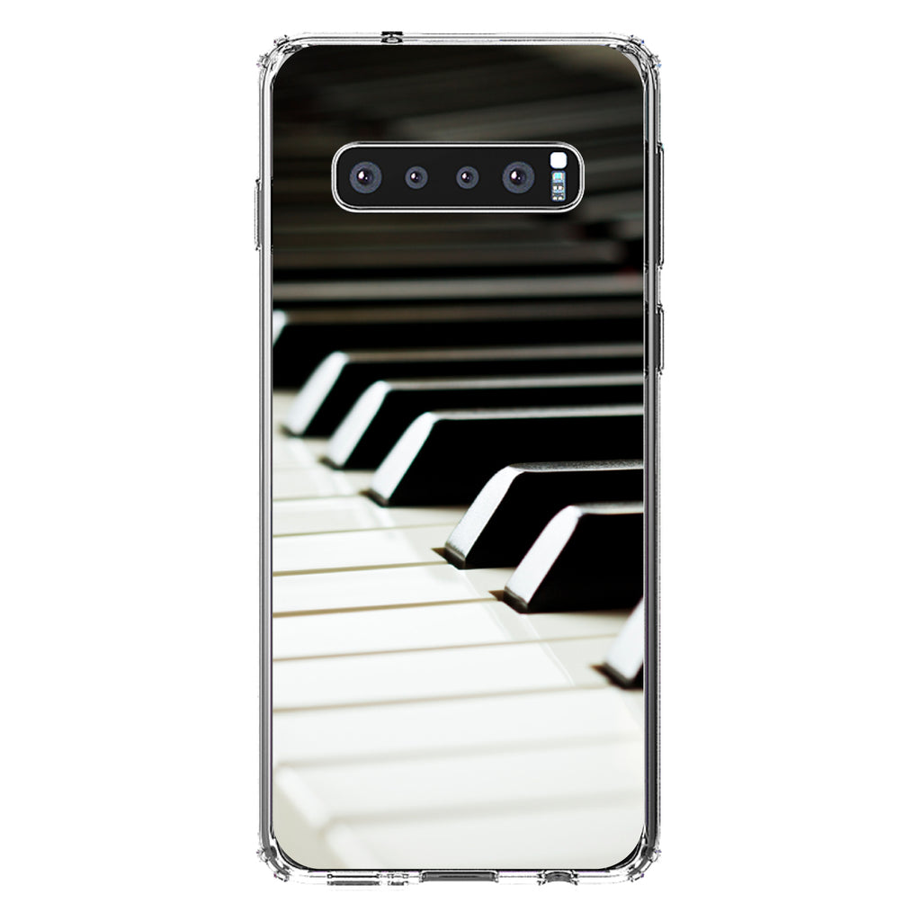 Piano Keys Keyboard Clear Shockproof iPhone Case, view 16