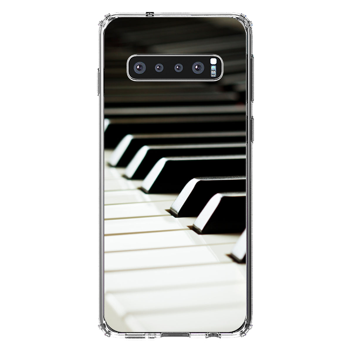 Piano Keys Keyboard Clear Shockproof iPhone Case, view 16