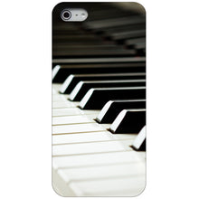 DistinctInk® Hard Plastic Snap-On Case for Apple iPhone or Samsung Galaxy - Piano Keys Keyboard
