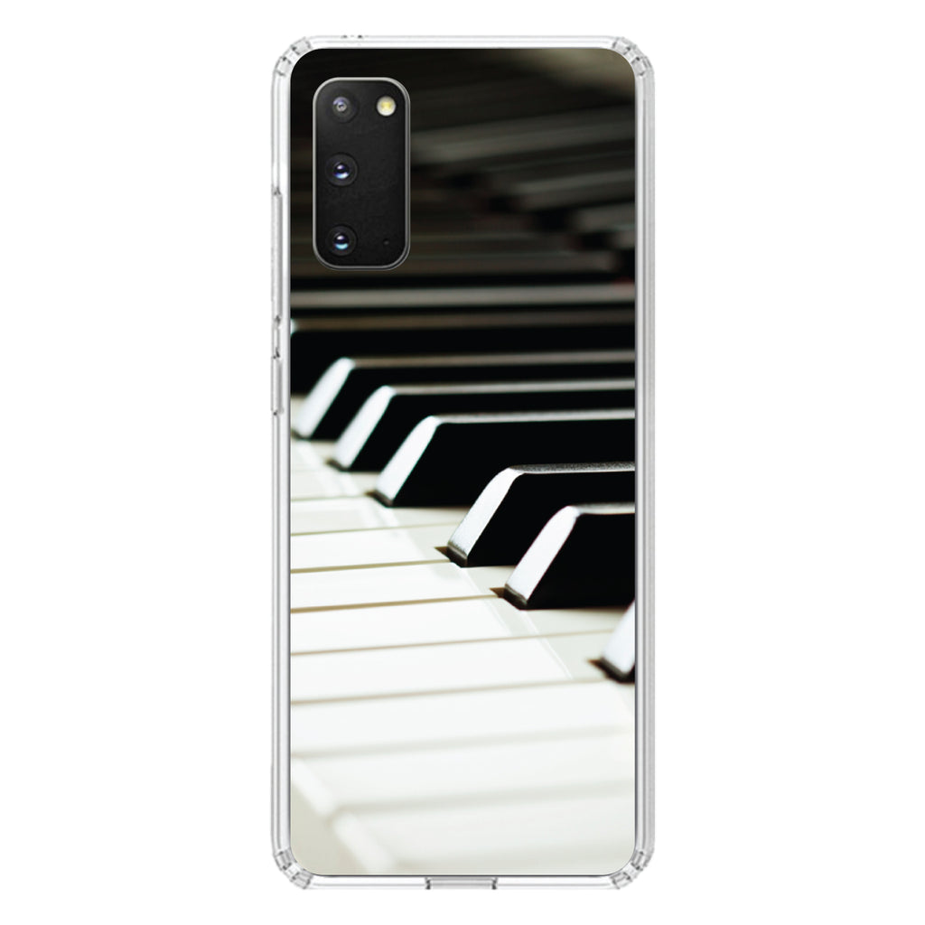 Piano Keys Keyboard Clear Shockproof iPhone Case, view 13