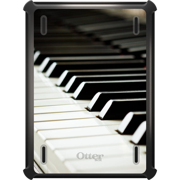 DistinctInk™ OtterBox Defender Series Case for Apple iPad / iPad Pro / iPad Air / iPad Mini - Piano Keys Keyboard
