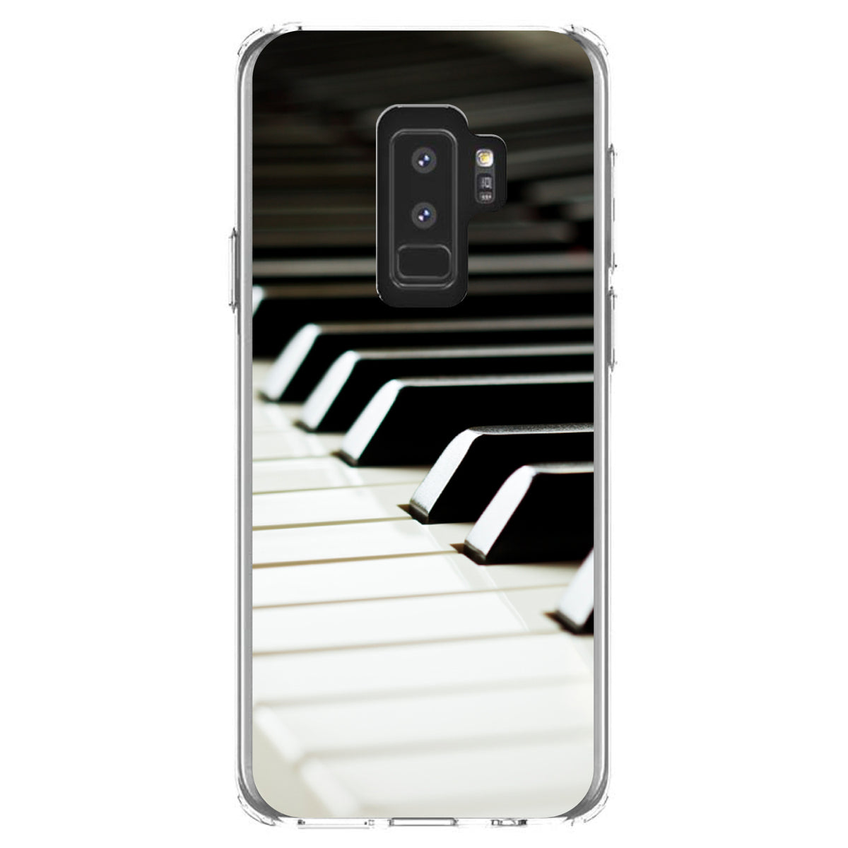 Piano Keys Keyboard Clear Shockproof iPhone Case, view 20