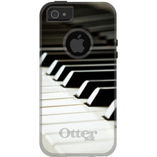 DistinctInk™ OtterBox Commuter Series Case for Apple iPhone or Samsung Galaxy - Piano Keys Keyboard