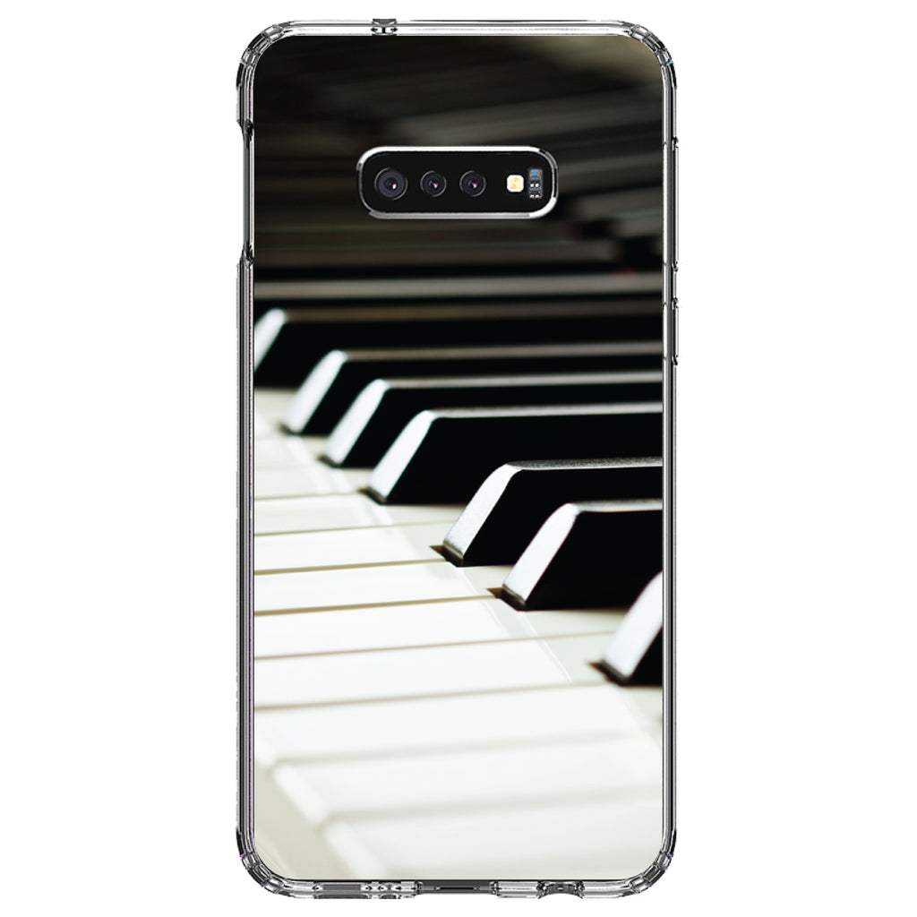 Piano Keys Keyboard Clear Shockproof iPhone Case, view 18