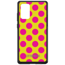 DistinctInk™ OtterBox Symmetry Series Case for Apple iPhone / Samsung Galaxy / Google Pixel - Yellow Hot Pink Polka Dots