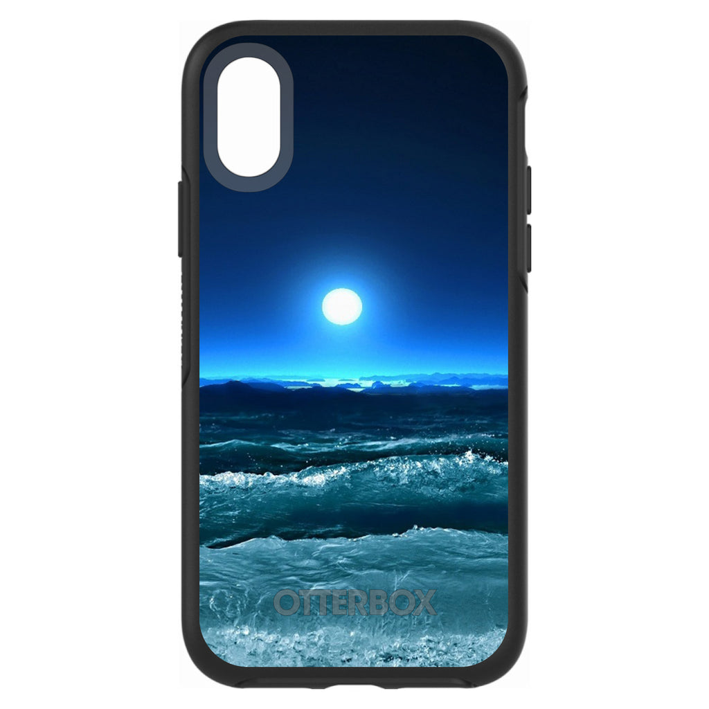Moonlit Ocean Waves OtterBox Symmetry Case for iPhone & Galaxy, view 4