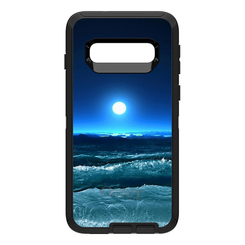 Moonlit Ocean Waves OtterBox Defender Case for iPhone & Galaxy, view 9